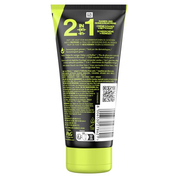 Gillette Labs Body + Intimate Rasier- und Reinigungscreme 2in1
