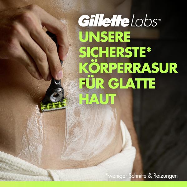 Gillette Labs Body + Intimate Rasierapparat mit 4 Klingen