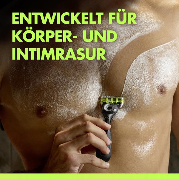 Gillette Labs Body + Intimate Rasierapparat mit 4 Klingen