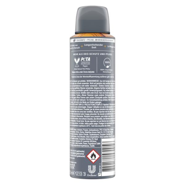 Dove Men+Care advanced Deo Spray Sandalwood- und Vanilla-Duft