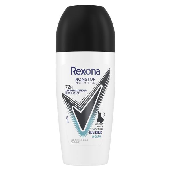 Rexona Nonstop Protection Deo Roll-On Invisible Aqua