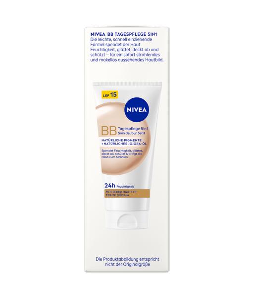 Nivea BB Tagespflege 5in1 mittlerer Hauttyp