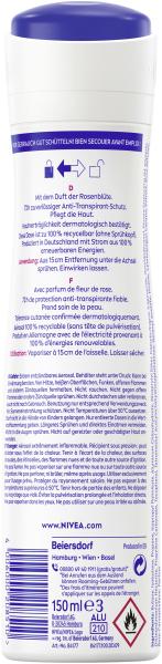 Nivea Deo Spray Rosenblüte