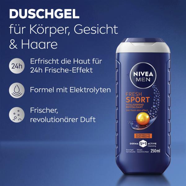 Nivea Men Duschgel Fresh Sport 5in1