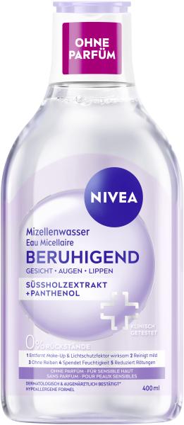Nivea Mizellenwasser Beruhigend Gesicht, Augen, Lippen