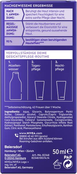 Nivea Nachtpflege Beruhigend Süßholzextrakt