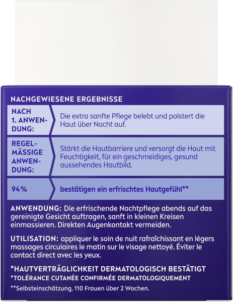 Nivea Nachtpflege erfrischend Aloe Vera + Hyaluronsäure