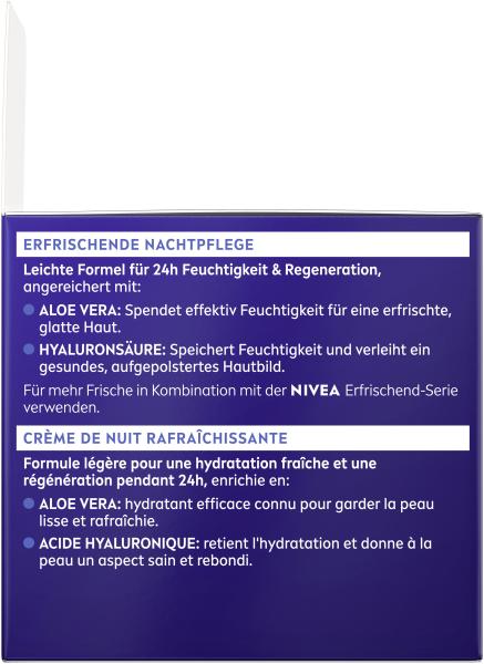 Nivea Nachtpflege erfrischend Aloe Vera + Hyaluronsäure