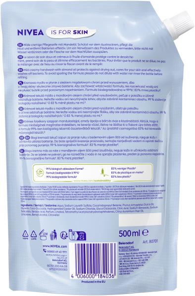Nivea Pflegeseife Creme Soft Nachfüllbeutel