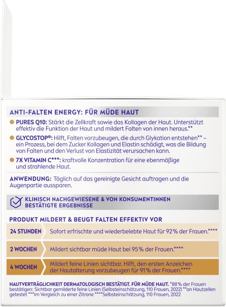 NIVEA Q10 Anti Falten Energy Vitamin C Tagespflege