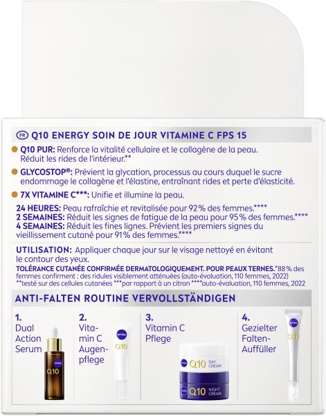 NIVEA Q10 Anti Falten Energy Vitamin C Tagespflege