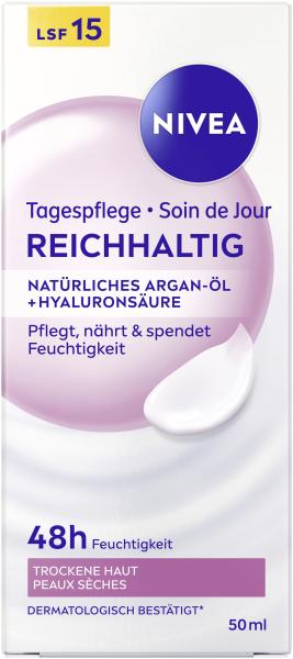 Nivea Tagespflege Reichhaltig Arganöl + Hyaluronsäure