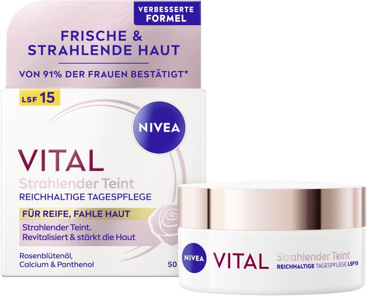 Nivea Vital Strahlender Teint Reichhaltige Tagespflege
