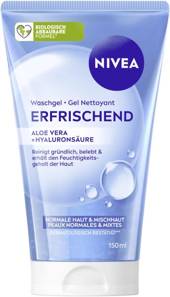 Nivea Waschgel erfrischend mit Aloe Vera und Hyaluronsäure
