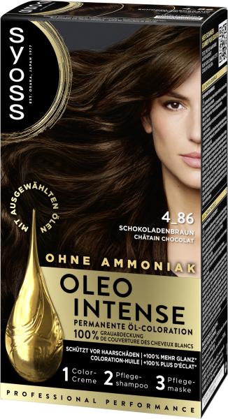 Syoss Oleo Intense Öl-Coloration 4_86 Schokoladenbraun