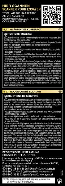 Syoss Oleo Intense Öl-Coloration 5_77 Glänzendes Kupferrot