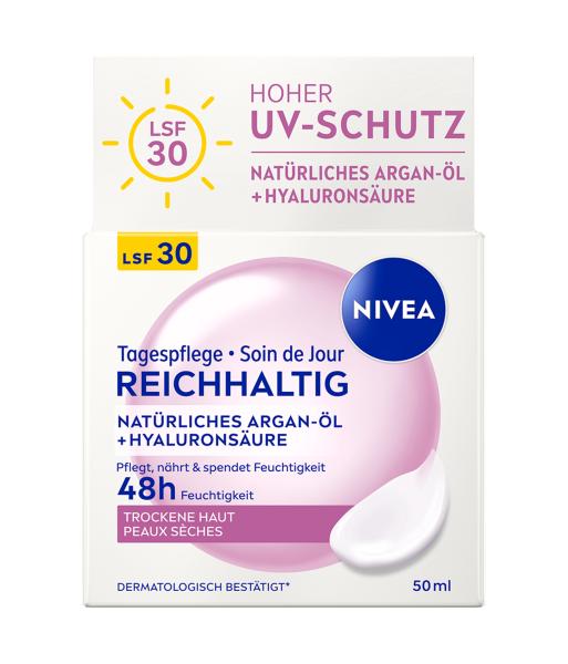 Nivea Tagespflege Reichhaltig Natürliches Argan-Öl+Hyaluronsäure