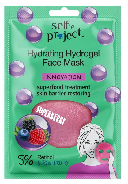 Selfie Project. Hydrating Hydrogel Face Mask Superberry