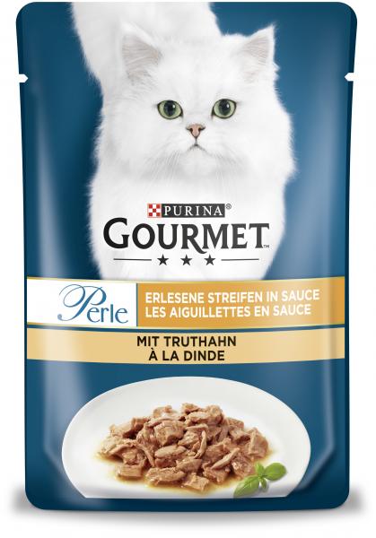 Purina Gourmet Perle Erlesene Streifen mit Truthahn
