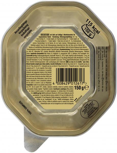 Cesar Klassik-Terrine mit zartem Kalb und Geflügel