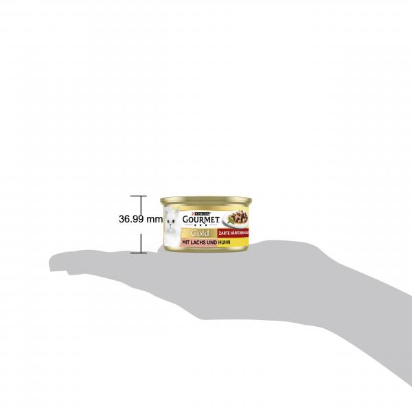 Purina Gourmet Gold Zarte Häppchen in Sauce mit Lachs & Huhn