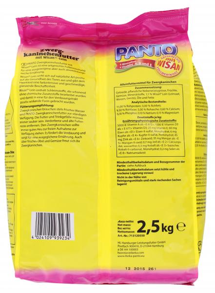 Panto Zwergkaninchen-Futter