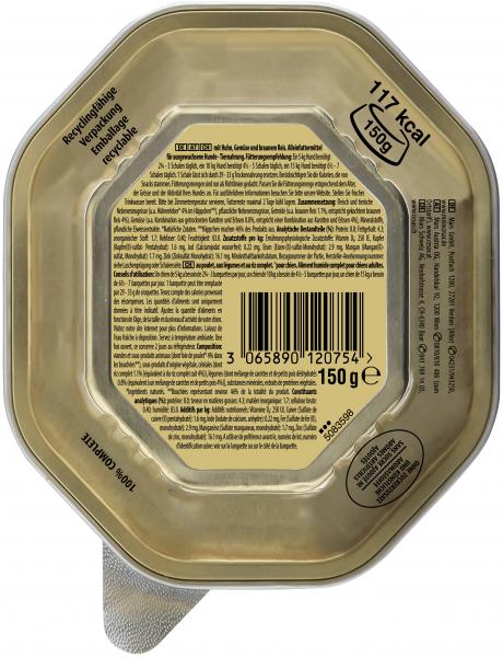 Cesar Landragout mit Huhn, Gemüse und braunem Reis