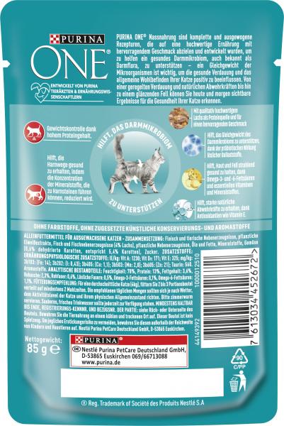 Purina One Sterilcat mit Lachs und Karotten