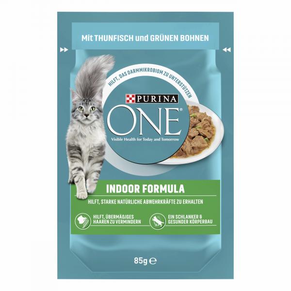 Purina One Indoor Formula mit Thunfisch und grüne Bohnen