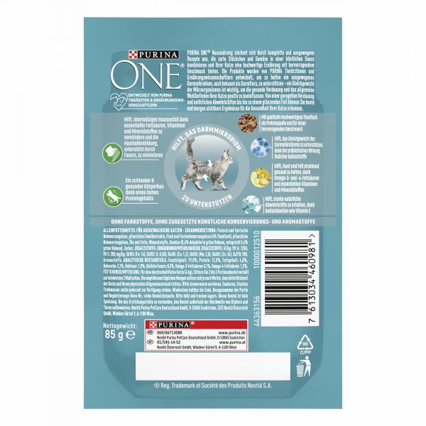 Purina One Indoor Formula mit Thunfisch und grüne Bohnen