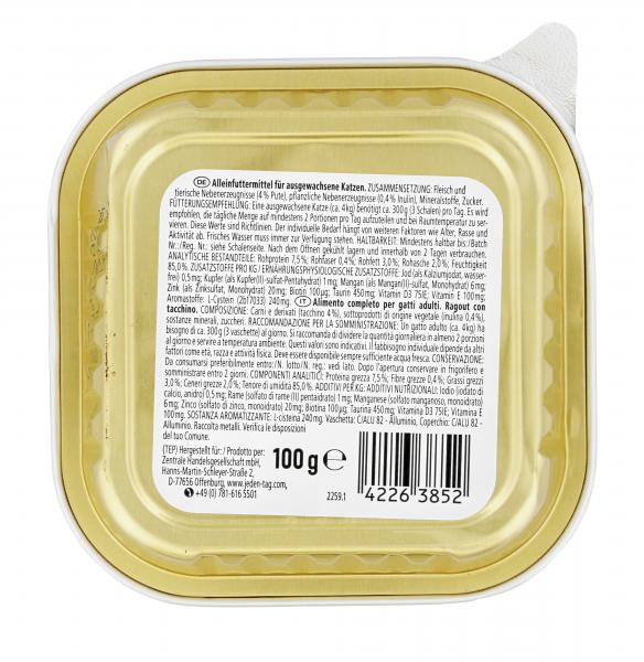 Jeden Tag Katze Saftiges Ragout in Sauce mit Pute