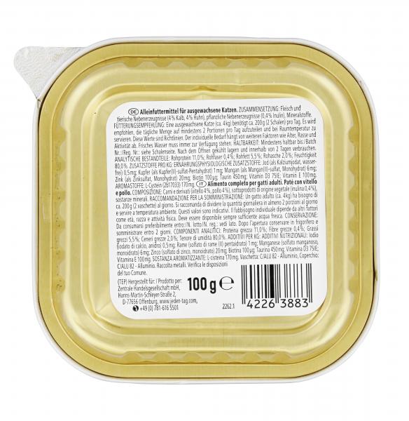 Jeden Tag Katze Pastete mit Kalb & Huhn