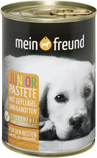 Mein Freund Hund Pastete Junior Geflügel