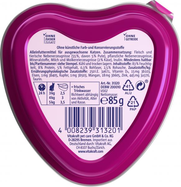 Vitakraft Poésie Création + Pute in Käsesauce