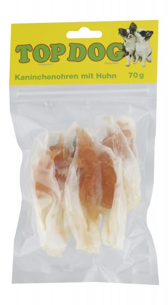 Top Dog Kaninchenohren mit Hühnerfilet