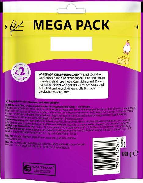Whiskas Knuspertaschen Huhn & Käse