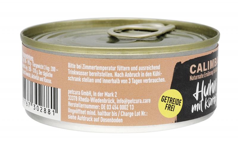 Calimba Katzenfutter Huhn mit Kürbis