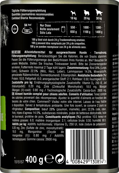 Crave Hund Adult Pastete mit Lamm & Rind