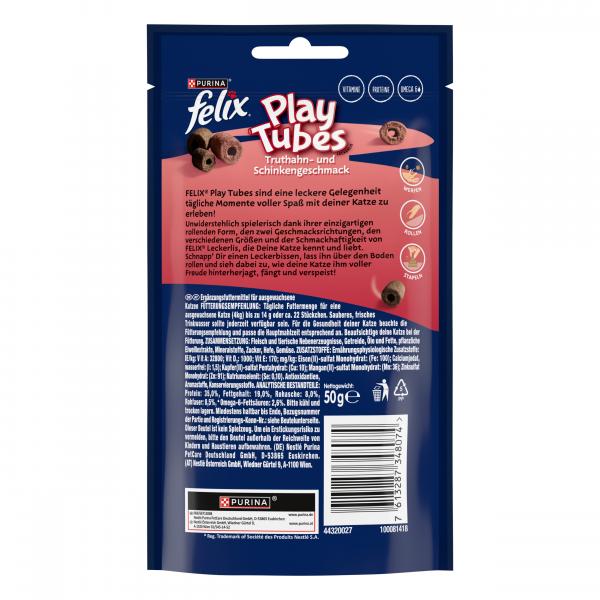 Felix Play Tubes Truthahn- und Schinkengeschmack