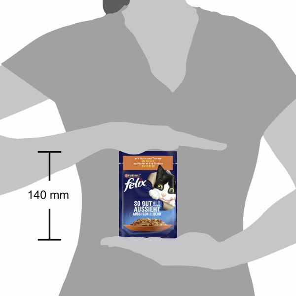 Felix So gut wie es aussieht mit Huhn und Tomate in Gelee