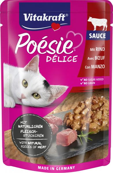 Vitakraft Poésie Délice mit Rind in Sauce