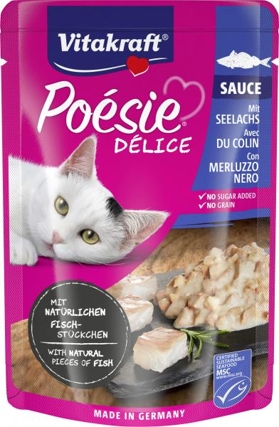 Vitakraft Poésie Délice mit Seelachs in Sauce