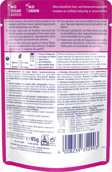 Vitakraft Poésie Délice Junior mit Huhn in Sauce