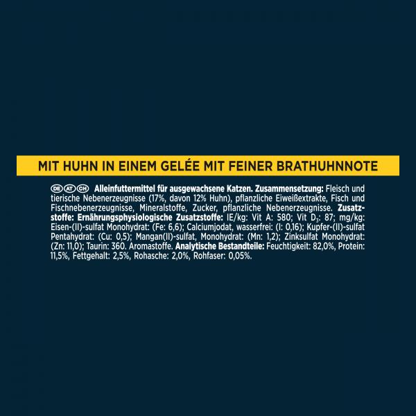 Purina Gourmet Perle Genuss in Gelee mit Huhn