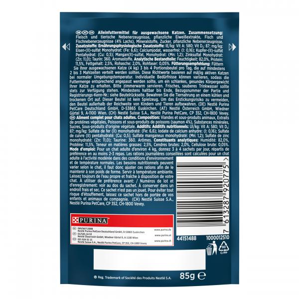 Purina Gourmet Perle Genuss in Gelee mit Lachs