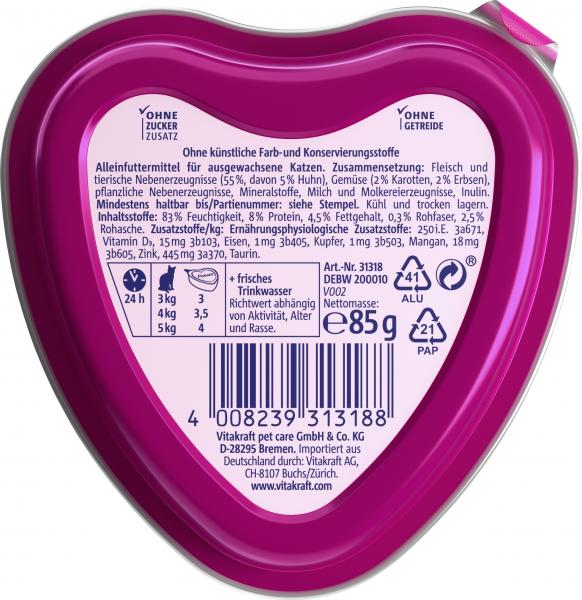 Poésie Création + Huhn & Gartengemüse in Sauce