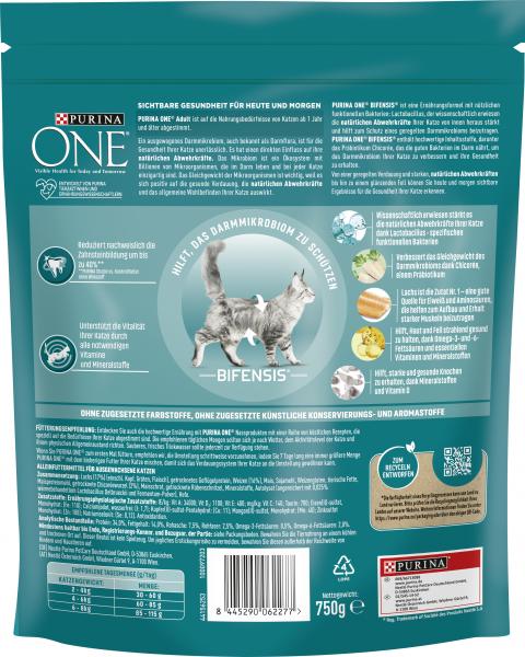 Purina One Bifensis Adult Reich an Lachs