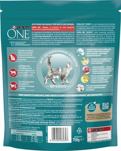 Purina One Bifensis Sterilcat Reich an Rind