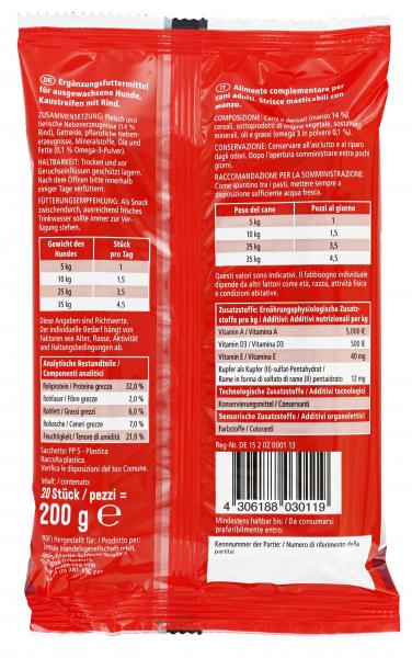 Jeden Tag Hund Kaustreifen Rind