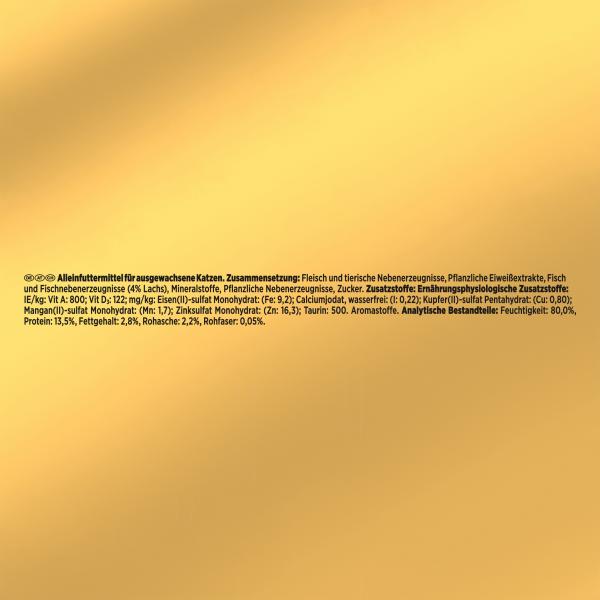 Purina Gourmet Gold Saftig-Feine Streifen mit Lachs